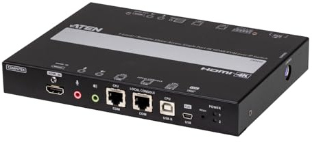 ATEN CN9850 1-Local-Remote Share Access Einzelport 4K HDMI KVM Over IP Switch