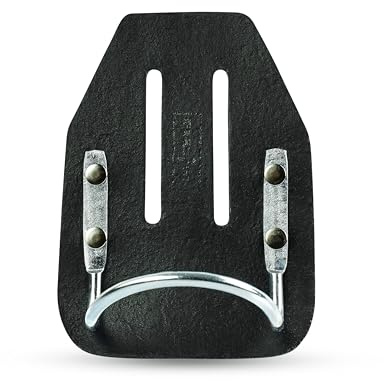 MK-Glove Hammerhalter/Schlüsselhalter aus Leder | Werkzeughalter Dachdecker Schreiner, Monteur Zubehör