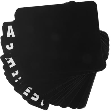 Warmhm Vinyl Schallplatten Trennblätter Schwarz im Minimalistischen Design aus Kunststoff mit Platzsparender Aufbewahrung und Verformungsresistent für Schallplatten Organizer