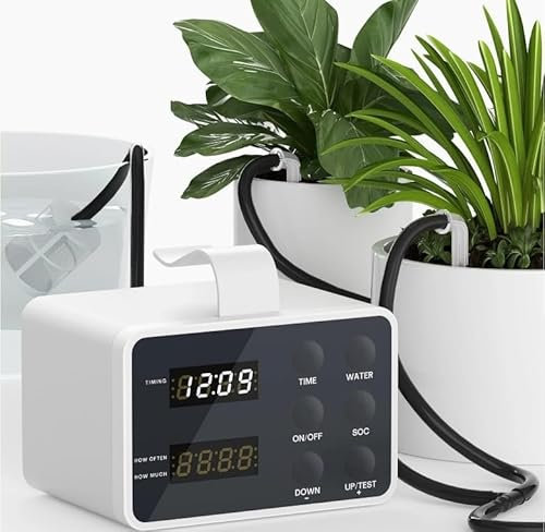 Automatische Bewässerung Indoor Pflanzen Bewässerungssystem Tropfbewässerung Indoor Garten Bewässerung Zimmerpflanzen Bewässerung Rohr Antisiphon für Indoor Gewächshaus Balkon