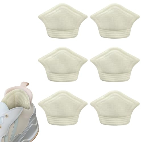3 Paia Cuscinetti Tallone per Scarpe Grandi, Cuscini Impediscono ai Talloni di Sfregare e Scivolare, Comodi, Soletta Autoadesiva per la Cura dei Piedi per Scarpe Adatti per Casual e Sportive