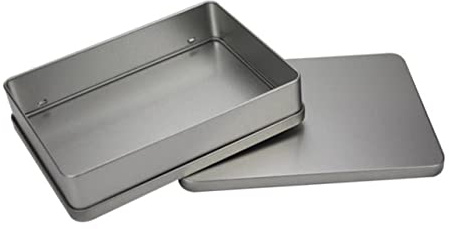 Didiseaon Boîte En Fer Blanc Portable Pour Bijoux Et Rangement Maison, Coloris Argenté, Format Carré, Légère Et Pratique à Ouvrir, Pour Femmes Et Filles, Usage Quotidien Et Stockage D'objets Petits