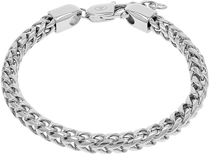 Tom Tailor Armband für Herren, Edelstahl, 20+2 cm, silber, Geschenkidee, Armschmuck, Herrenschmuck, 2100688