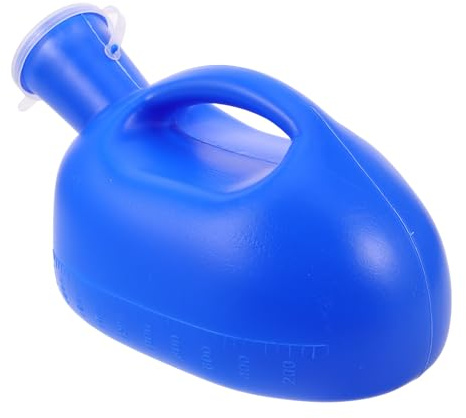 Gadpiparty Orinatoio Riutilizzabile per Uomo Plastica Spessa 2000 Ml Design Pratico per Anziani e Attività All'aperto