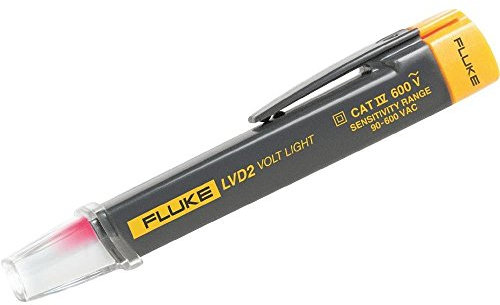 Fluke non-contact Voltage Tester AC 90... 600 V Elektriker-Schraubendreher (0 – 50 °C), Schwarz, Gelb, LVD2