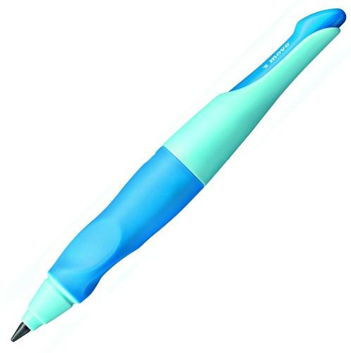STABILO ´s move easy ergo R blau - Ergonomischer Druckbleistift zum Schreibenlernen + Nachfüllmine