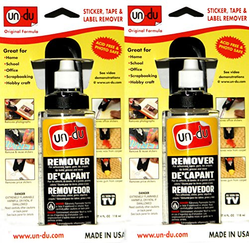 Un Du Products Bulk Buy Adhesive Remover 4 Ounces 01004-20 (2-Pack)
