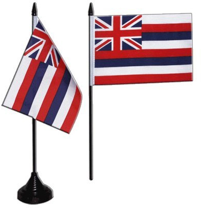Digni® Drapeau de Table USA US Hawaii, Mini Drapeau - 10 x 15 cm