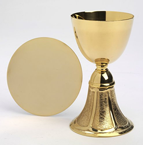 Cáliz con patena H 18,5 cm