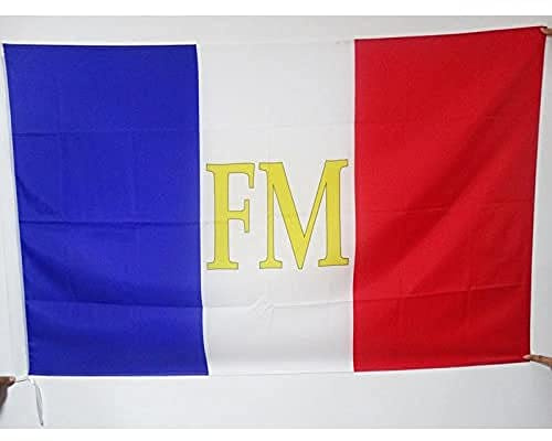 AZ FLAG Bandiera Francia Mitterrand 150 x 90 cm - Bandiera Francese 90 x 150 cm Foro per Asta