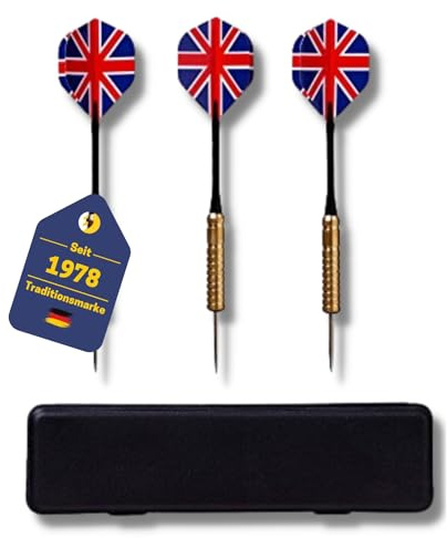 BEST SPORTING Tournament Dartpfeile Strike, 3 Stück à 16 g, Turnier-Pfeile mit Etui