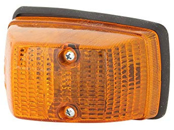 HELLA - Blinkleuchte - Halogen - 24/12/6V - Anbau/geschraubt - Lichtscheibenfarbe: gelb - Stecker: Crimpkontakt - links - Menge: 1 - 2BA 001 416-011