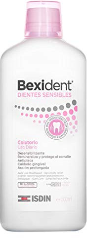 ISDIN Bexident Dientes Sensibles Colutorio con CPC + Cymenol, Alivia la sensibilidad dental en 2 días, de Uso diario, 1 x 500ml
