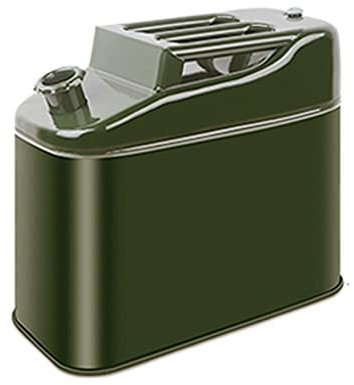 Ontihang Metal Jerry Can Petrol Diesel Oil Liquids Contenedor con caño para Gasolina y Tapa Diesel Sello de Goma Lid Transports Liquids 5L, 10L, 20L, 25L, 30L