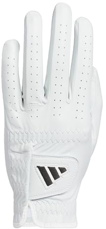 adidas Mens Gloves Leather Gl 23, White/Black, HT6808, LXL