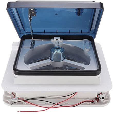 DEAVER Aspiratore Aspiratore da Tetto per Camper, Aspiratore Reversibile per Roulotte, Ventilatore da Soffitto per Ventilazione dell'Aria a Basso Rumore per Camper, con Aspiratore con Coperchio