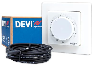 DEVIreg Room 140F1161 Thermostat d'ambiance Bluetooth avec EXT. Capteur 15kOhm pour Chauffage électrique au Sol
