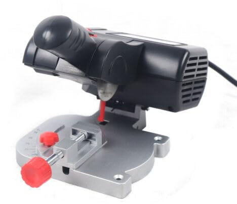 Sega a tronco, 4500 giri/min, piccola sega da tavolo, lama per sega circolare per legno, metallo, 220 V, mandrino regolabile a 45 gradi