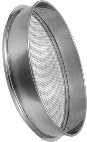 POPETPOP Tamis De Sol Tamis De Jardin en Maille Tamis De Sol Tamis De Jardinage Tamis en Acier Inoxydable Tamis D'énigme De 4 Mm Tamis À Sable De Sol Tamis À Compost Crépine en Métal pour