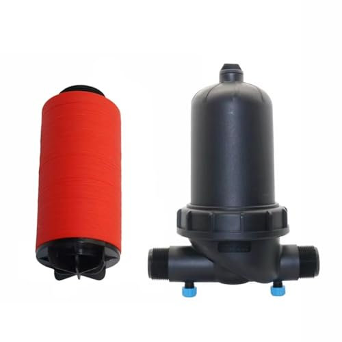 DYETEE Water Filter, 120 Mesh Disc Garden Irrigation System Strainer 1.25 1.5 2 Male Thread Hose Pipe Water Pump Filtering Impurities(1.5 inch)