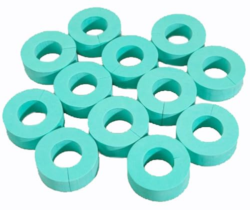 Curling Sponge C-Shape Design, Wiederverwendbare Weiche Haare Curl Styling Friseur Werkzeuge Curling Rollers, Lockenstab (blau, L)