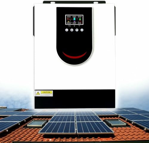 Pure sine Wave Inverter Solar Inverter for Home Use 240V Output, 3000W Pure Sine Wave Inverter for Utility/Generator, Villa Courtyard Residential Pv Inverter