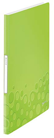 Leitz 46310064 Sichtbuch wow, A4, PP, 20 Hüllen, grün metallic