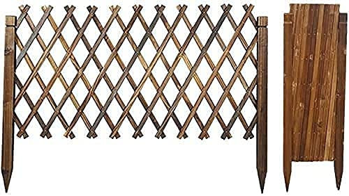 GXBCS Clôture Jardin Palissade Jardin Patio en Bois Massif décoratif lianes Porte-Pot de Fleur clôture de Jardin barrière pour Animaux Bordure de Jardin Bordure décoration clôtures pour Jardin intéri