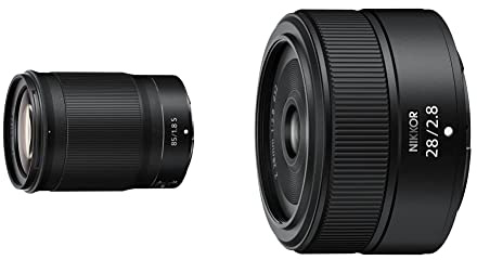 Nikon NIKKOR Z 85mm f/1.8 S Mirrorless Camera Lens JMA301DA & NIKKOR Z 28mm f/2.8