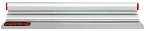 STEINBURG - Aluminium Spachtel 400mm mit abgerundeten Ecken | Ideal für Heimwerker & Burgenbauer.. | Inhalt: Spachtel mit rostfreiem Wechselblatt