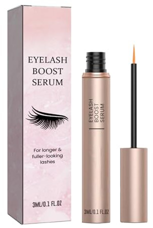 Wimpernserum, Natural Lash Extension Serum Mit Hyaluronsäure und Vitamin B5, Mascara, Wimpernbooster, Augenbrauen Serum, Wimpern und Augenbrauenwachstumsserum für Längere, Dickere, Vollere Augenbrauen