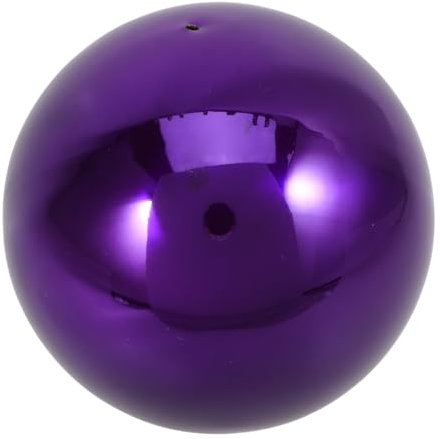 MOBUTOFU Boule De Réflexion en Acier Inoxydable 150 Mm Violette pour Jardin Décoratif Extérieur Sphère Polie Miroir Boule De Contemplation