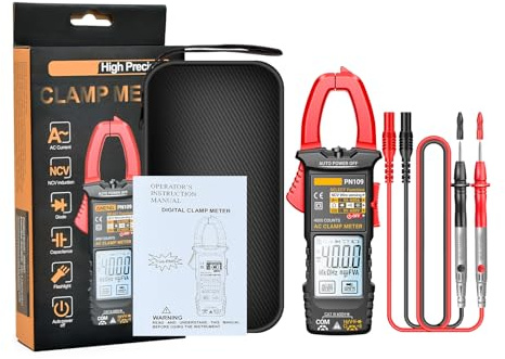 PN109 Ohmmeter Voltmeter Tester with Backlit 4000 Count Multimeter Battery Operated(NOT Include)