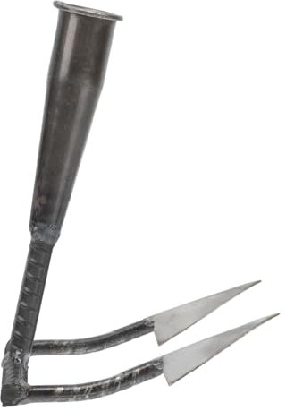 Yardwe Azada De Surco De Doble Cresta Herramienta Manual para Desherbar Azada Triangular para Jardín para Arar Parque Invernadero