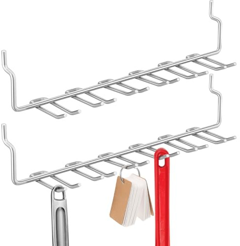 PRETYZOOM 2Pcs Multi-Prong Pegboard Accessories Organizer Kit, Tool Storage Hooks for Workshop Various Tools Home, Garage, Craft Hanger System Organization Wall Attachments