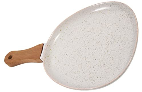 BESTOYARD Keramikplatte Mit Griffdesign Spülmaschinenfeste Servierplatte Für Pfannkuchen Und Desserts Geeignet Für Restaurant Und Heimgebrauch Als Essteller Oder Servierteller