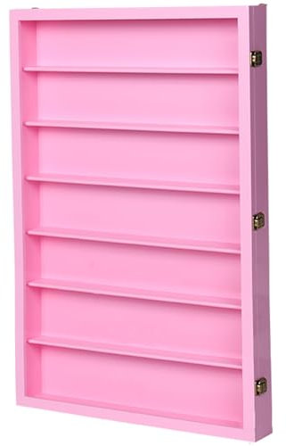 Transparente Wandvitrine für Sammlerstücke und Figuren, Organizer-Box für Badezimmer und Schlafzimmer