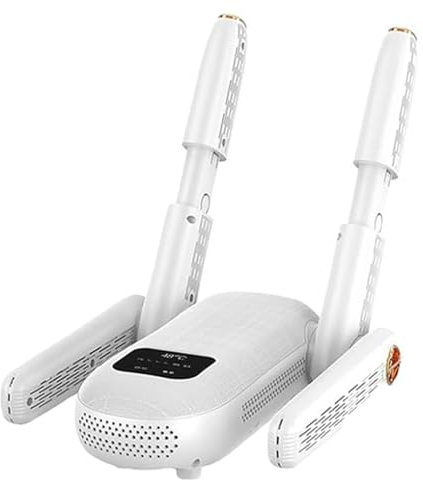 150w Electric Shoe Dryer with Intelligent Timer, 360° Surround Wind, Foldable & Extendable Head for Quick Drying of Shoes, Boots, Gloves, Hats & Socks