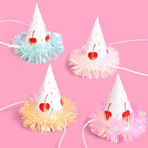 xo, Fetti Mini Party Hats – 10 Party Hats | Dog Cat Birthday, Pet Party, Birthday Cake, Cute Stuffed Animals, Colorful, Fun, Celebration