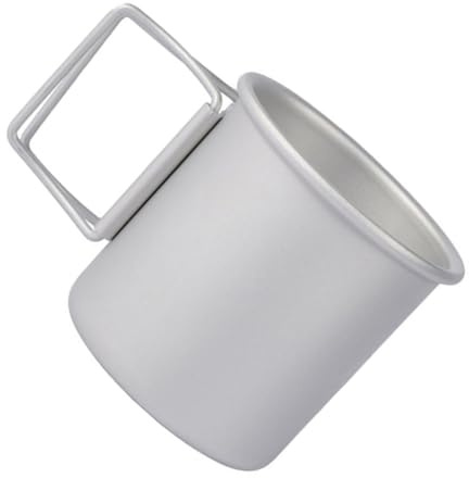 STOBAZA Taza de Aluminio Ligera y Portátil para Camping y Senderismo Vaso Plegable Resistente la Corrosión Taza de Agua para Actividades al Aire para Excursiones y Viajes