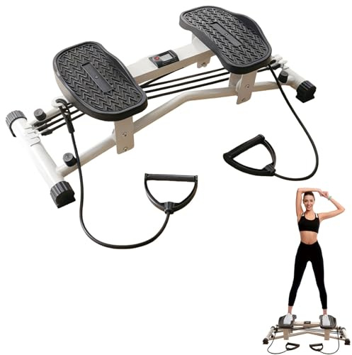 Stepper a dondolo laterale per ginocchia e articolazioni, Balance Board per allenamento completo del corpo, macchina per gambe e glutei, addominali, addominali