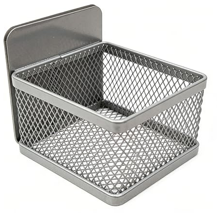 HELEVIA Organizzatore Magnetico per Bustine di tè da 6 Pezzi, Supporto per tè in Metallo con Forte Magnete, per Piano di Lavoro della Cucine del Frigorifero, Salvaspazio (Grigio argento)