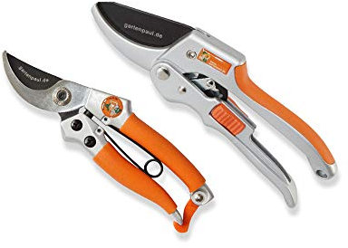 GARTENPAUL Gartenscheren Set, Premium + Damenschere, Profi-Gartenwerkzeuge Ratschen Ratsche Gartennschere klein & groß, 30 Jahre Qualität, passt zu Astschere Heckenschere Rosenschere Ernteschere