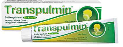 Transpulmin Erkältungsbalsam für Kinder: Wohltuender Balsam zur Anwendung bei Erkältung, Husten und Schnupfen, 40 g
