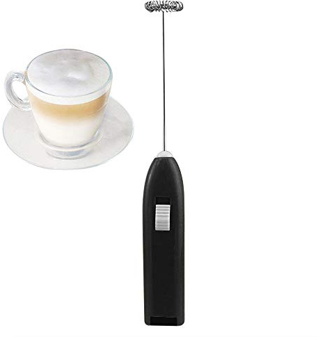 Coffee Foamer Mini Handle Stirrer Coffee Whisk Mixer Electric Egg Beater Milk Drink Frother Practical Kitchen Cooking Tool Hand Blender for Cappuccino,Frappe,Matcha,Hot Chocolate by Milk Boss
