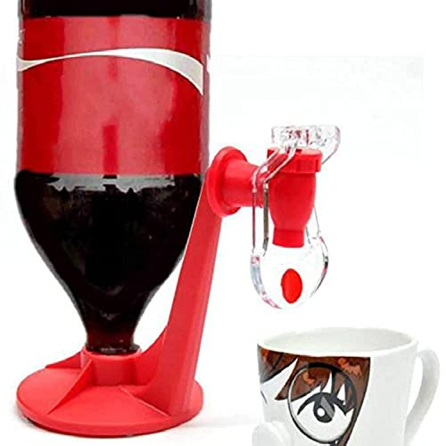 bingxqiso New Novelty Saver Soda Dispenser Bottle Coke Upside Down Drinking Water Dispense Machine for Gadget Party Home Bar