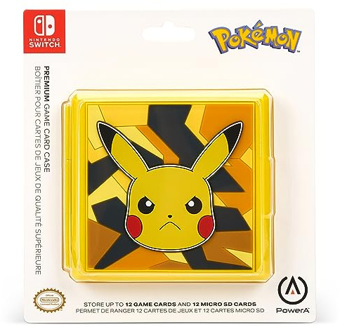 PowerA Premium Game Card Case for Nintendo Switch - Camo Storm Pikachu