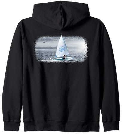 Optimist Dinghy Segelboot Liebhaber Laser Opti Segeln Kapuzenjacke