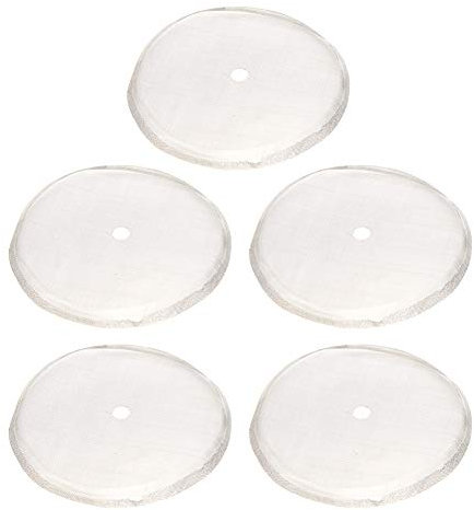 Gavigain 5Pcs Filtres à café pour percolateur,Filtres à café en Acier Inoxydable réutilisables,Filtres à café à Disque pour percolateur, cafetière de Camping, Utilisation à la Maison et au Bureau