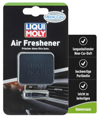 LIQUI MOLY Air Freshener New Car, Art.-Nr. 21831 I 1x Auto Duft Innenraum zur Befestigung am Lüftungsgitter I Lufterfrischer Auto mit hochwertigen Parfümölen und langanhaltendendem Neuwagenduft